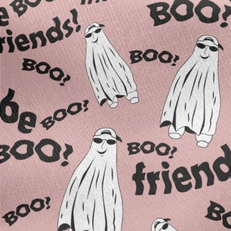 Funny Ghost Dress Up Jersey Backed Fleece
