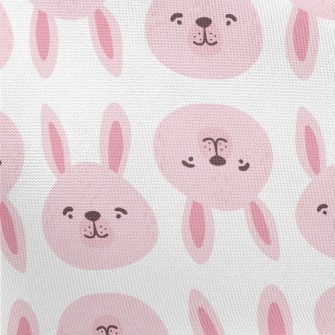 Pink Bunny Head Pongee