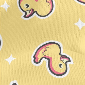 Yellow Duck Toy Stretch Jersey