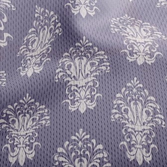 Victorian Style Pattern Athletic Mesh Flat Back