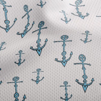 Arrow Anchor Athletic Mesh Flat Back