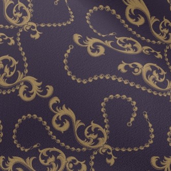 Baroque Element Chain Chiffon