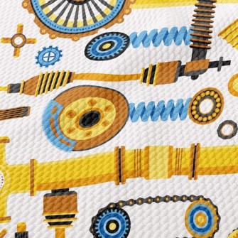 Machine Pipeline Gear Birdseye Piqué