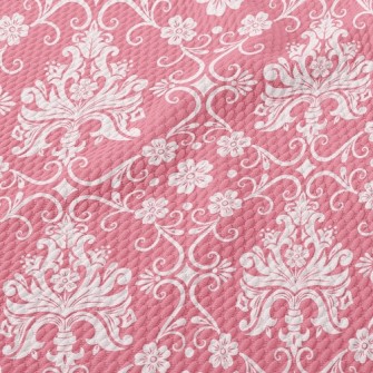 Elegant Royal Pattern Birdseye Piqué