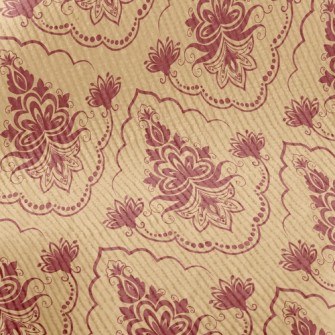 Elegant Indian Pattern Standard Corduroy