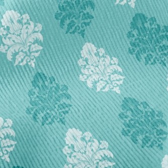 Baroque Rhombus Pattern Standard Corduroy