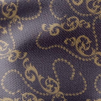 Baroque Element Chain Waterproof Canvas