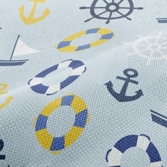 Sailboat Lifebuoy Performance Linen