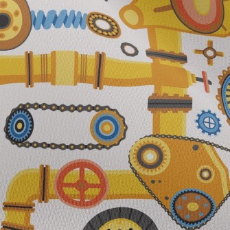 Machine Pipeline Gear Chiffon