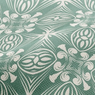 Premium Vintage Tiles Performance Linen