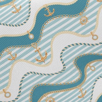 Premium Gold Anchor Chain Twill