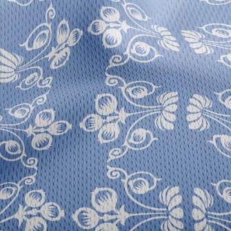 Symmetrical Classical Pattern Athletic Mesh Flat Back