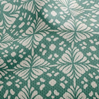 Nostalgic Floor Tiles Athletic Mesh Flat Back