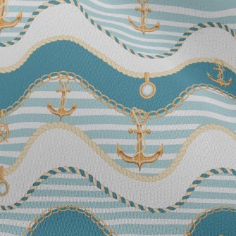 Premium Gold Anchor Chain Chiffon