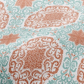 Chinese Style Tiles Performance Linen