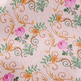 Beautiful Flower Vines Standard Corduroy