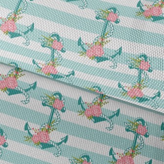 Rose Flower Anchor Waterproof Oxford