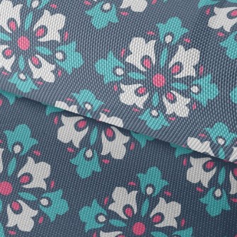 Radial Diamond Tiles Waterproof Oxford