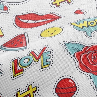 Red Lips And Canvas Shoes Performance Linen