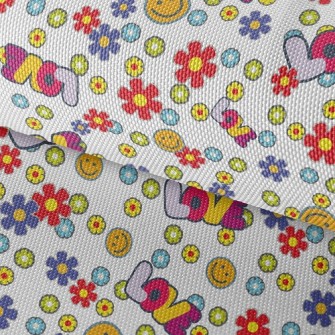 Love And Smiles Waterproof Oxford