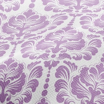 Elegant Floral Tiles Performance Linen