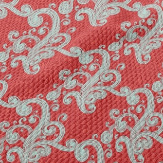 Curved Lines Birdseye Piqué