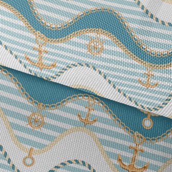 Premium Gold Anchor Chain Waterproof Oxford