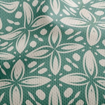 Four Leaf Tiles Athletic Mesh Flat Back