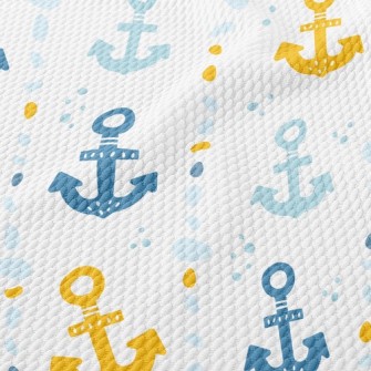 Cartoon Anchor Birdseye Piqué