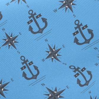 Anchor Compass Twill