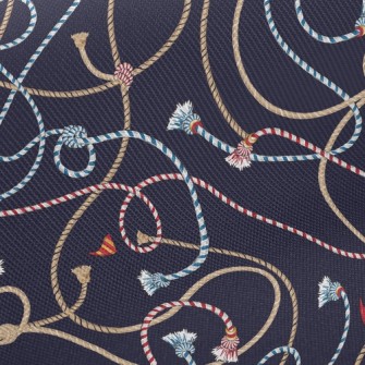 Striped Braided Rope Twill