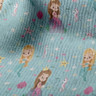 Playful Seahorse Mermaid Princ Terry