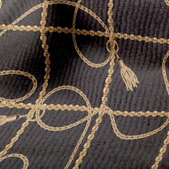Gold Beaded Chain Terry