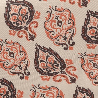 Flame Totem Tile Twill