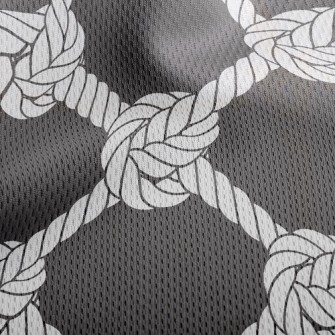 Diamond Woven Mesh Athletic Mesh Flat Back