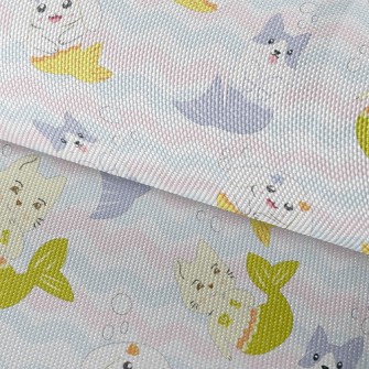 Wavy Mermaid Cat And Dog Waterproof Oxford