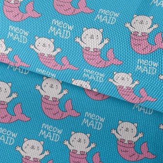 Funny Mermaid Cat Waterproof Oxford