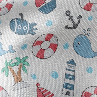 Summer Ocean Style Waterproof Canvas