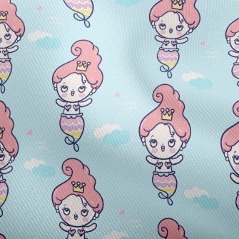 Cartoon Funny Mermaid Princess Dobby