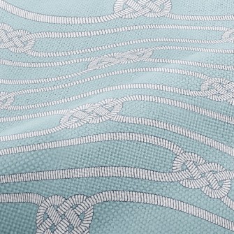 Staggered Straight Rope Knot Performance Linen