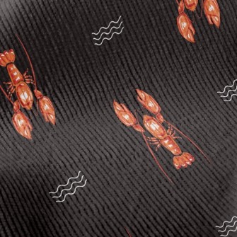 Wave Swimming Lobster Standard Corduroy