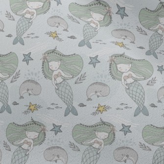 The Mermaid And The Whale Chiffon
