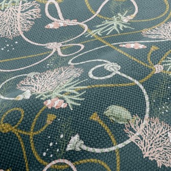 Clownfish Coral Reef Performance Linen