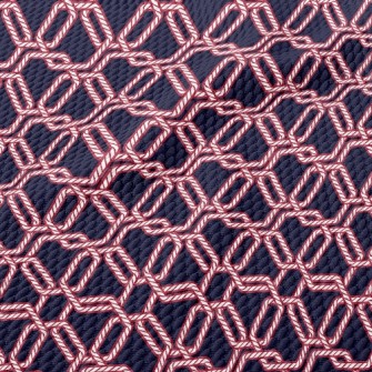 Complex Binding Rope Birdseye Piqué