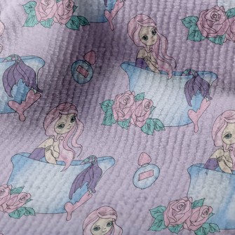 Beautiful Mermaid Takes A Bath Terry