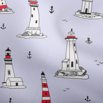 Lighthouse And Flying Seagulls Dobby