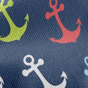 Bright Three-color Anchor Standard Corduroy