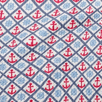 Diamond Staggered Anchor Birdseye Piqué