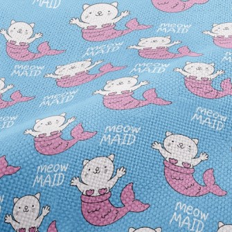 Funny Mermaid Cat Performance Linen
