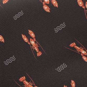 Wave Swimming Lobster Twill